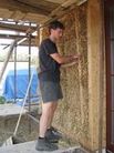 přikotvení balíků ke dřevěné konstrukci